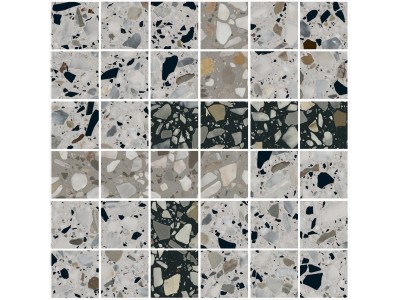 Декор Бричиола 1 мозаичный лаппатированный 30x30x0,9