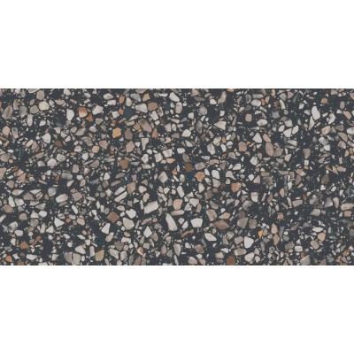 Бричиола чёрный матовый обрезной 33x60x0,9