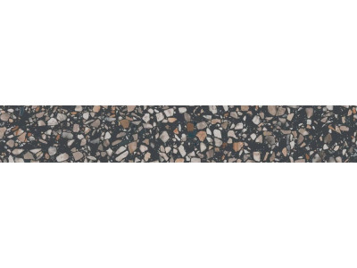Бричиола чёрный матовый обрезной 60x10,7x0,9