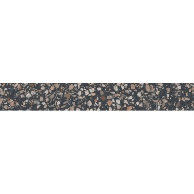 Бричиола чёрный матовый обрезной 60x9,5x0,9