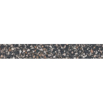 Бричиола чёрный матовый обрезной 60x9,5x0,9