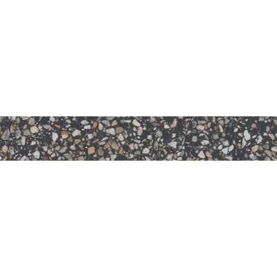 Бричиола чёрный матовый обрезной 60x10,7x0,9