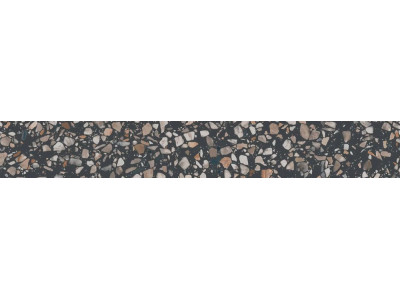 Бричиола чёрный матовый обрезной 60x9,5x0,9
