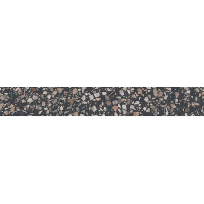Бричиола чёрный матовый обрезной 60x9,5x0,9