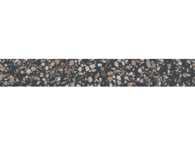 Бричиола чёрный матовый обрезной 60x9,5x0,9