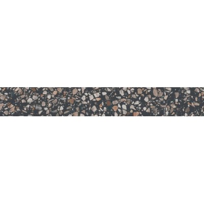 Бричиола чёрный матовый обрезной 60x9,5x0,9