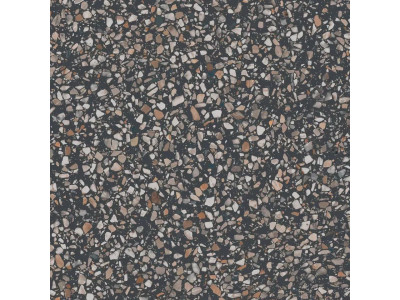 Бричиола чёрный матовый обрезной 60x60x0,9