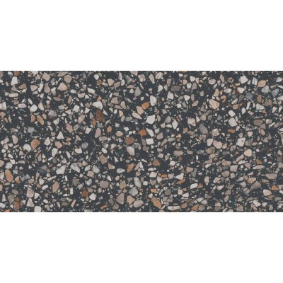 Бричиола чёрный матовый обрезной 33x60x0,9