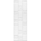 Бьянка белый глянцевый антик 20x60x0,9
