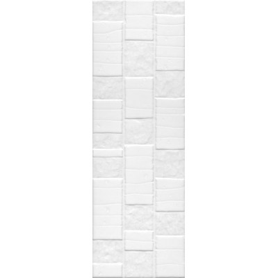 Бьянка белый глянцевый антик 20x60x0,9
