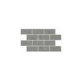 Чеппо Ди Гре мозаичный серый тёмный матовый обрезной 34,6x20x0,9