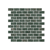Эвора мозаичный зеленый глянцевый 32х30 32x30x11