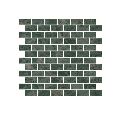 Эвора мозаичный зеленый глянцевый 32х30 32x30x11