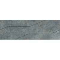 Декор Эвора синий светлый глянцевый обрезной 30х89,5 30x89,5x11
