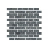Эвора мозаичный синий светлый глянцевый 32х30 32x30x11