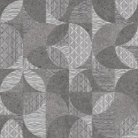Керамогранит Фондамента тёмный декорированный обрезной 60x60x0,9
