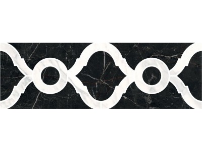 Бордюр Фрагонар наборный чёрный 30x9,9x0,9
