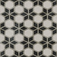 Декор Фреджио 4 черно-белый 20x20x8