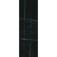 Плитка настенная Греппи черный обрезной 40x120x10
