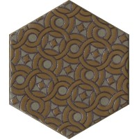Декор Гроссето коричневый 20x23,1x0,7