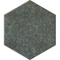 Декор Гроссето зелёный 20x23,1x0,7