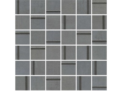 Декор Гварди 1 мозаичный синий матовый обрезной 30x30x0,9