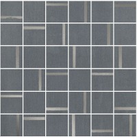 Декор Гварди 2 мозаичный синий матовый обрезной 30x30x0,9