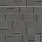 Гварди 1 мозаичный антрацит матовый обрезной 30x30x0,9