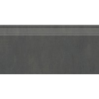 Ступень Гварди антрацит матовый обрезной 30x60x0,9