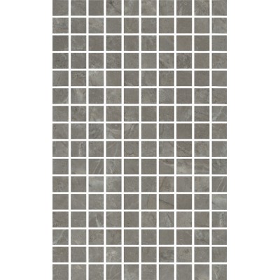 Кантата мозаичный серый глянцевый 25x40x0,8