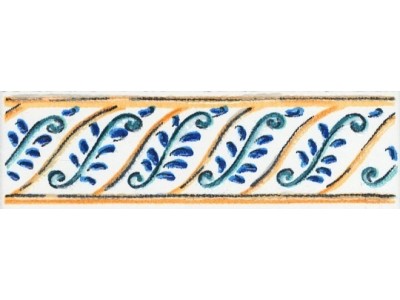 Бордюр Капри майолика 20х6,3х6,9
