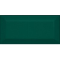 Плитка настенная Клемансо зелёный грань 7,4х15х9,2
