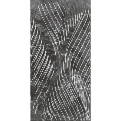 Коррер чёрный глянцевый структура обрезной 30x60x1
