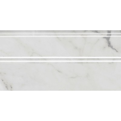 Коррер белый глянцевый обрезной 30x15x1,7
