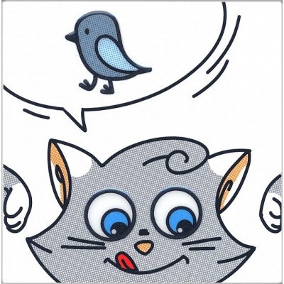 Кошки-Мышки Птичка 20х20