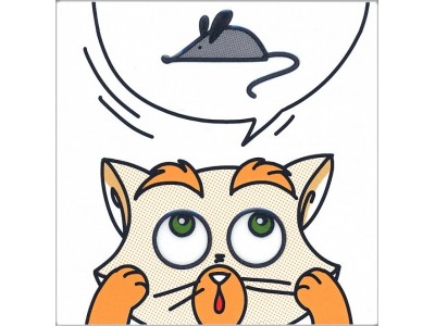 Декор Кошки-Мышки Мышка 20х20