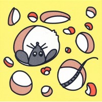 Декор Кошки-Мышки Сыр и Мышка 20х20