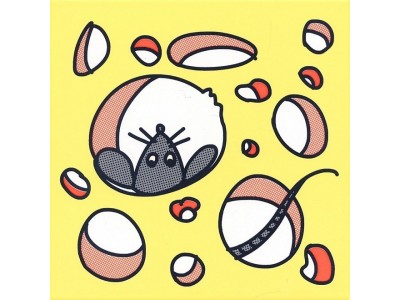 Декор Кошки-Мышки Сыр и Мышка 20х20