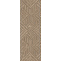 Плитка настенная Ламбро коричневый структура обрезной 40x120x10
