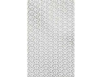 Декор Ломбардиа белый 25x40x8