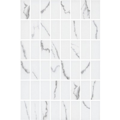 Мираколи мозаичный белый глянцевый 20x30x0,69