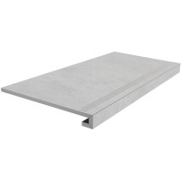 Ступень Монте Тиберио серый лаппатированный 33x80x0,9