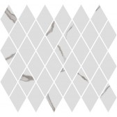 Монте Тиберио мозаичный белый глянцевый 37,5x35x1