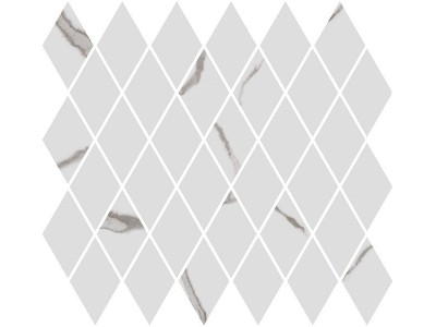Декор Монте Тиберио мозаичный белый глянцевый 37,5x35x1