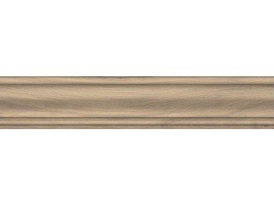 Плинтус Монтиони бежевый тёмный матовый 39,6x8x1,55