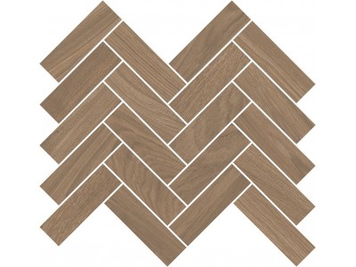 Мозаика Монтиони мозаичный коричневый матовый 34x35,5x0,9