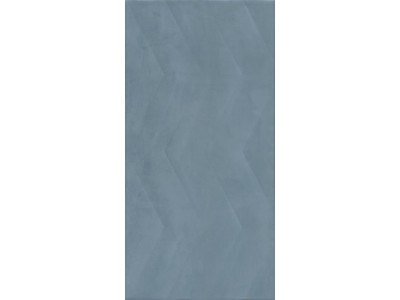 Плитка настенная Онда структура синий матовый обрезной 30x60x1

