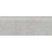Ступень Про Догана серый светлый матовый обрезной 30x80x0,9