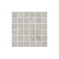 Декор Про Лаймстоун серый светлый матовый мозаичный 30x30x0,9