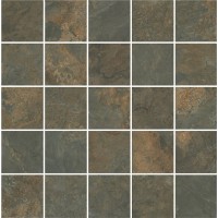 Мозаика Рамбла коричневый мозаичный 25х75